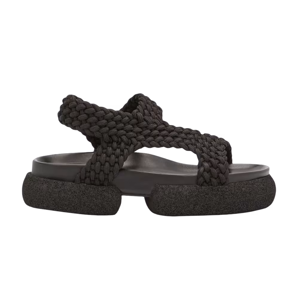 Dries Van Noten Braided Sandal Black