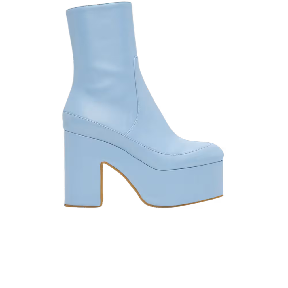 Dries Van Noten Women's Platform Boot Light Blue