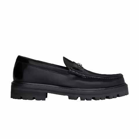 CELINE Margaret Triomphe Chunky Loafer 'Chain - Black Silver'