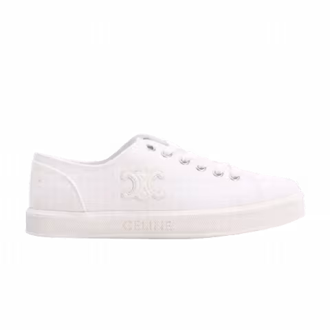 CELINE Wmns Jane Low Lace-Up Sneaker 'Triomphe Optic White'