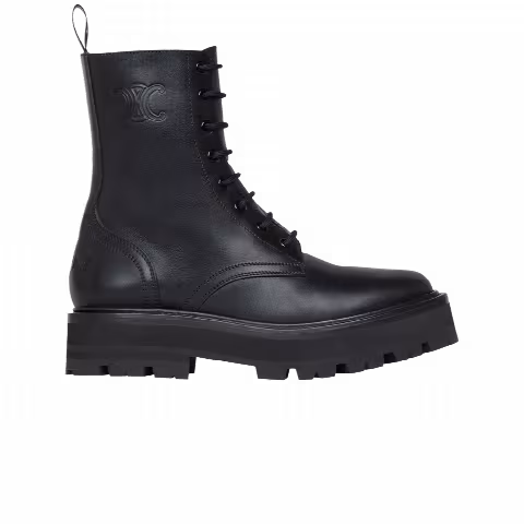 CELINE Wmns Bulky Laced Up Boot 'Shiny Bull'
