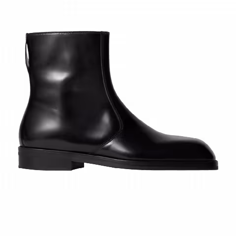 Lemaire Piped Zipped Boot 'Black'