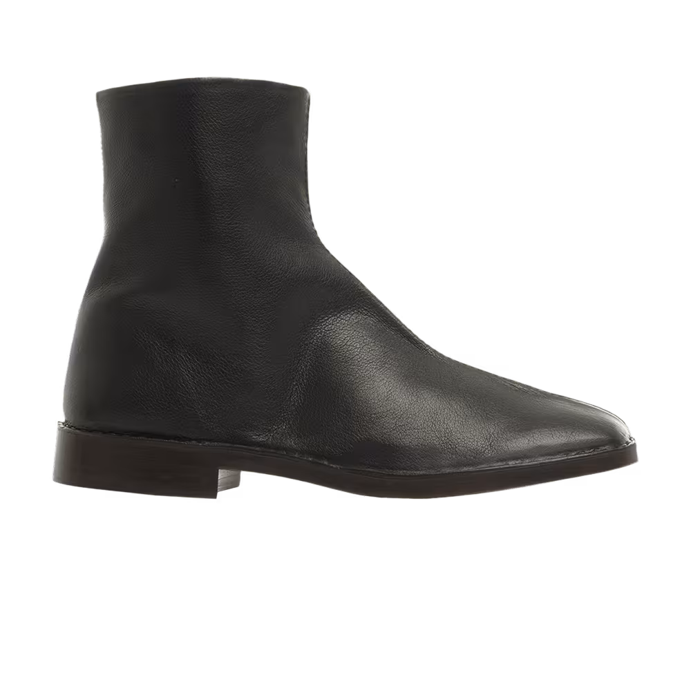 Lemaire Piped Zipped Boot Black