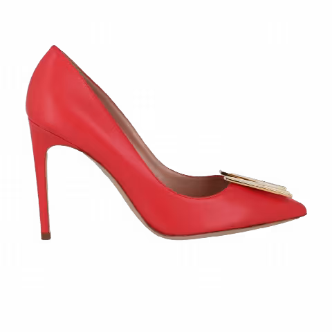 Moschino Wmns Gold-Tone Pump 'Orange'