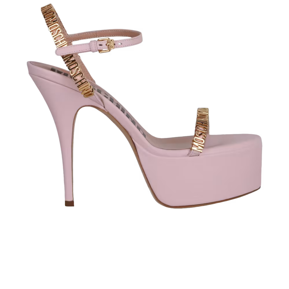 Moschino Women's Platform Heel Sandal Pink