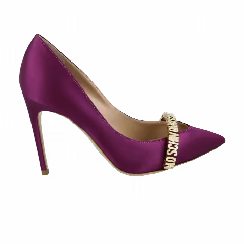 Moschino Wmns Satin Pump 'Raspberry'
