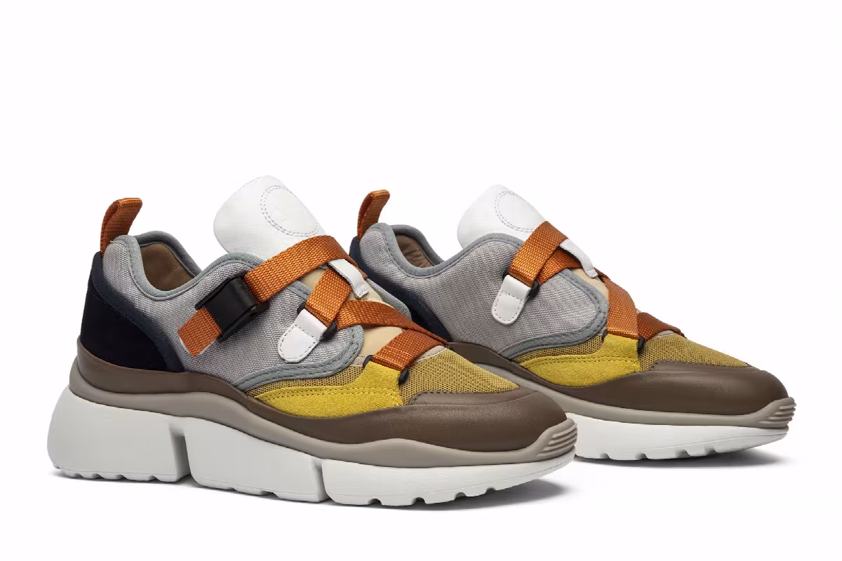 Chloé Women's Sonnie Low Top Autumn Leaf, view 9