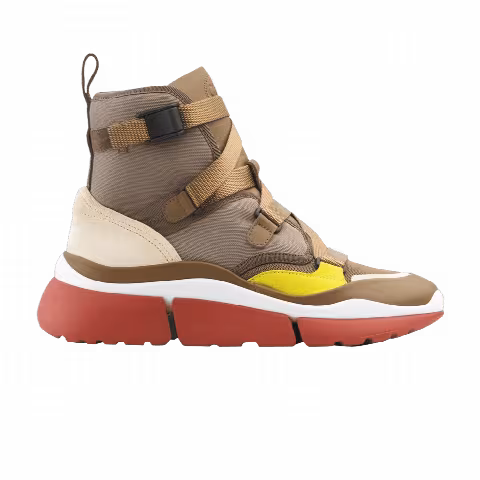 Chloé Sonnie High Top 'Sooty Khaki'