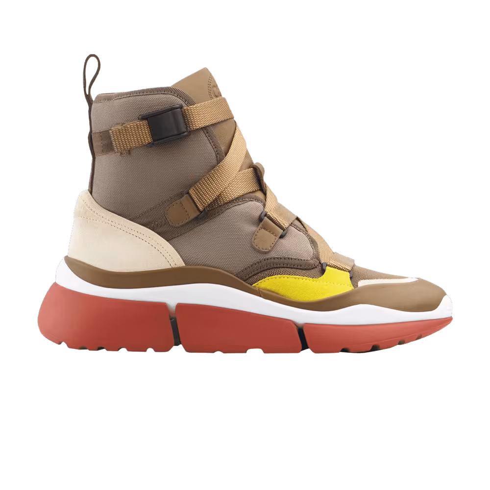 Chloé Sonnie High Top Sooty Khaki