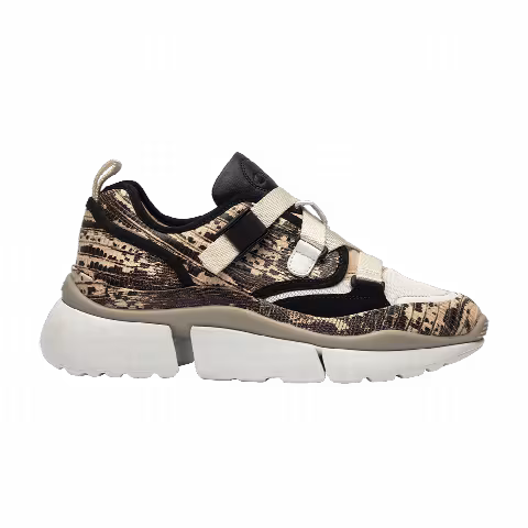 Chloé Wmns Sonnie Low Top 'Python Embossed'