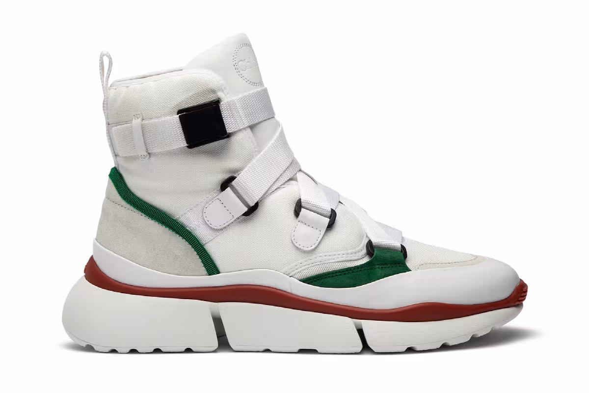 Chloé Sonnie High Top Jungle Green, view 2
