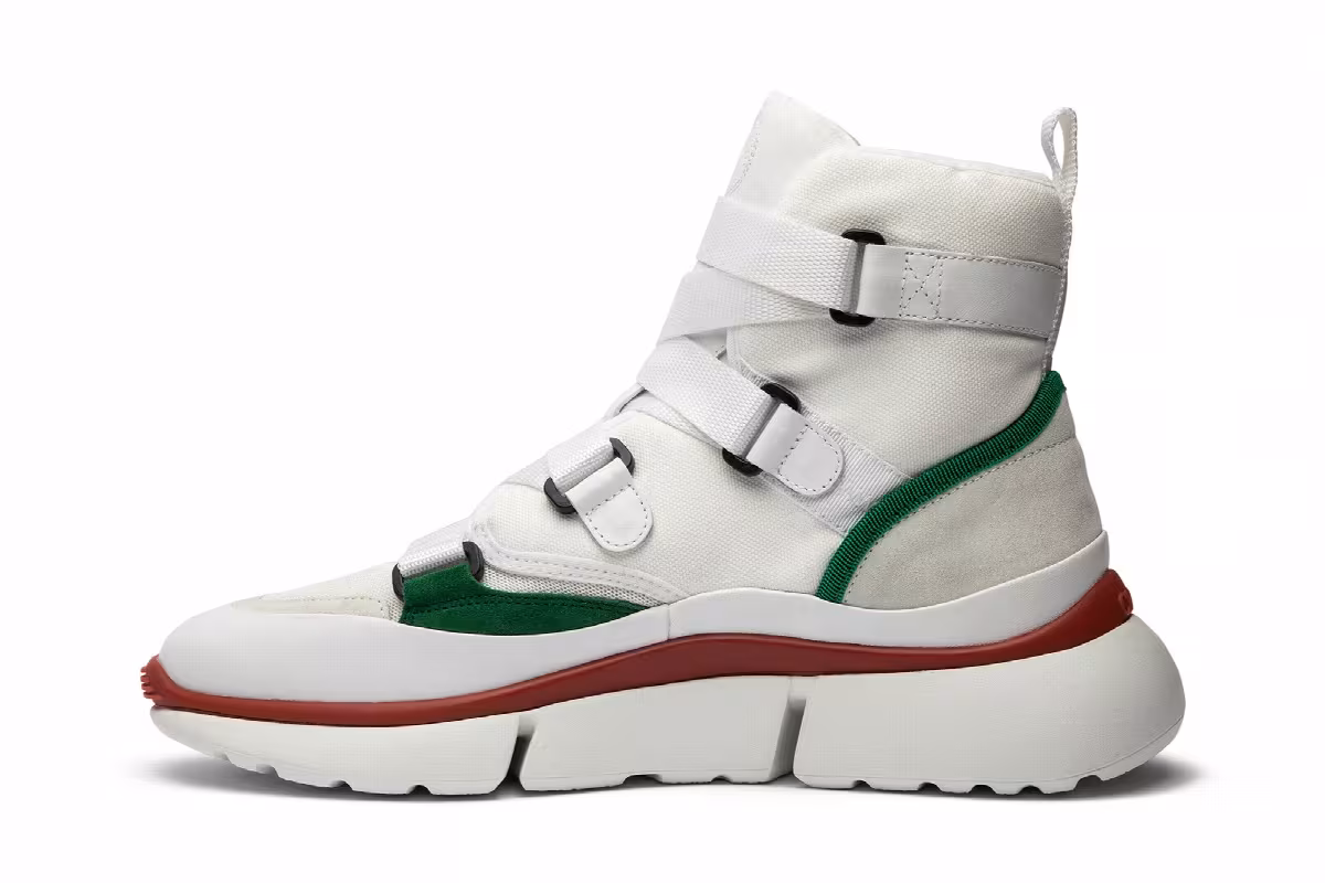 Chloé Sonnie High Top Jungle Green, view 4
