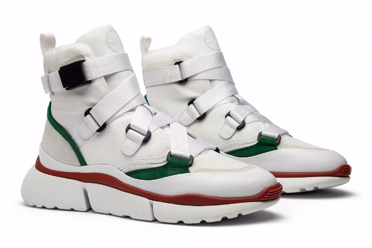 Chloé Sonnie High Top Jungle Green, view 9