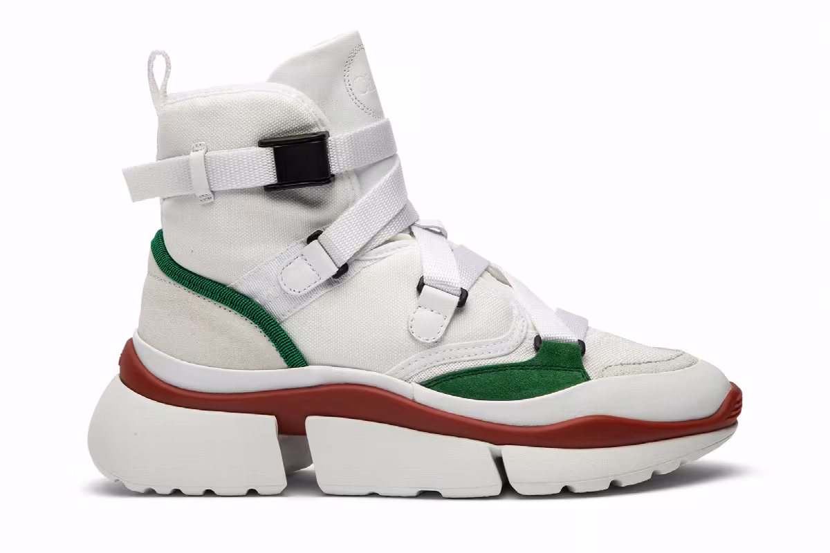 Chloé Sonnie High Top Jungle Green, view 2