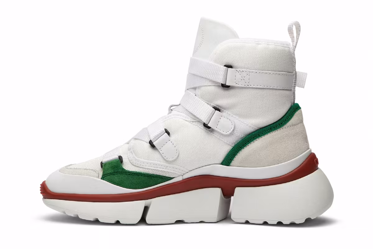 Chloé Sonnie High Top Jungle Green, view 4
