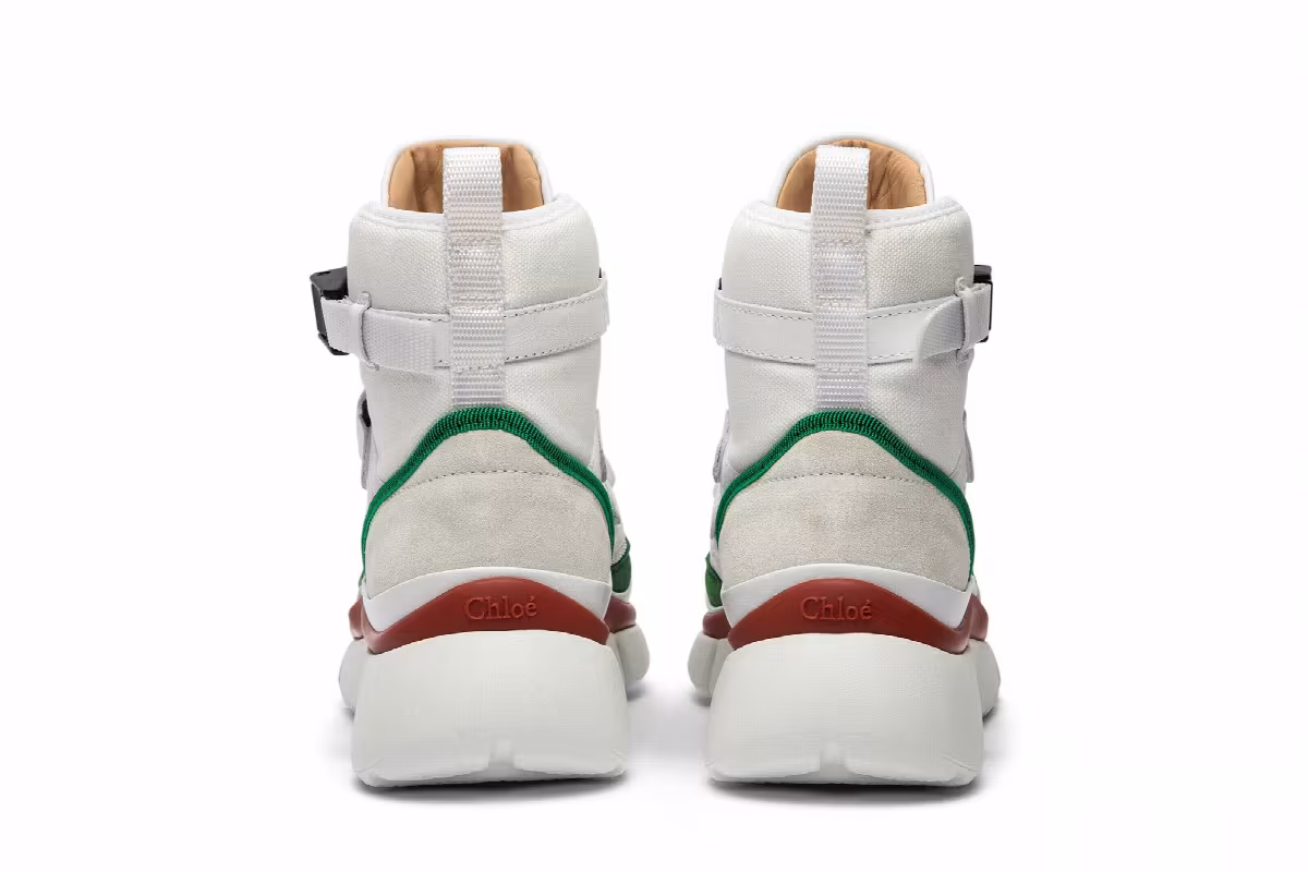 Chloé Sonnie High Top Jungle Green, view 7