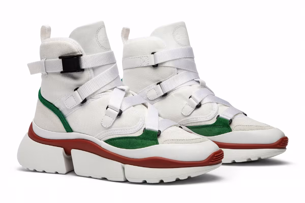 Chloé Sonnie High Top Jungle Green, view 9