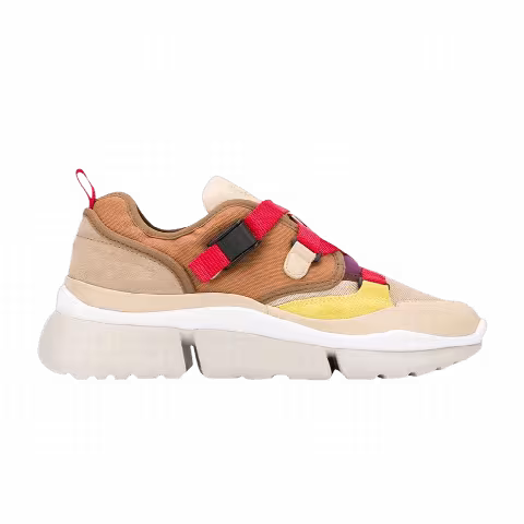Chloé Wmns Sonnie Low 'Beige Earthy Red'