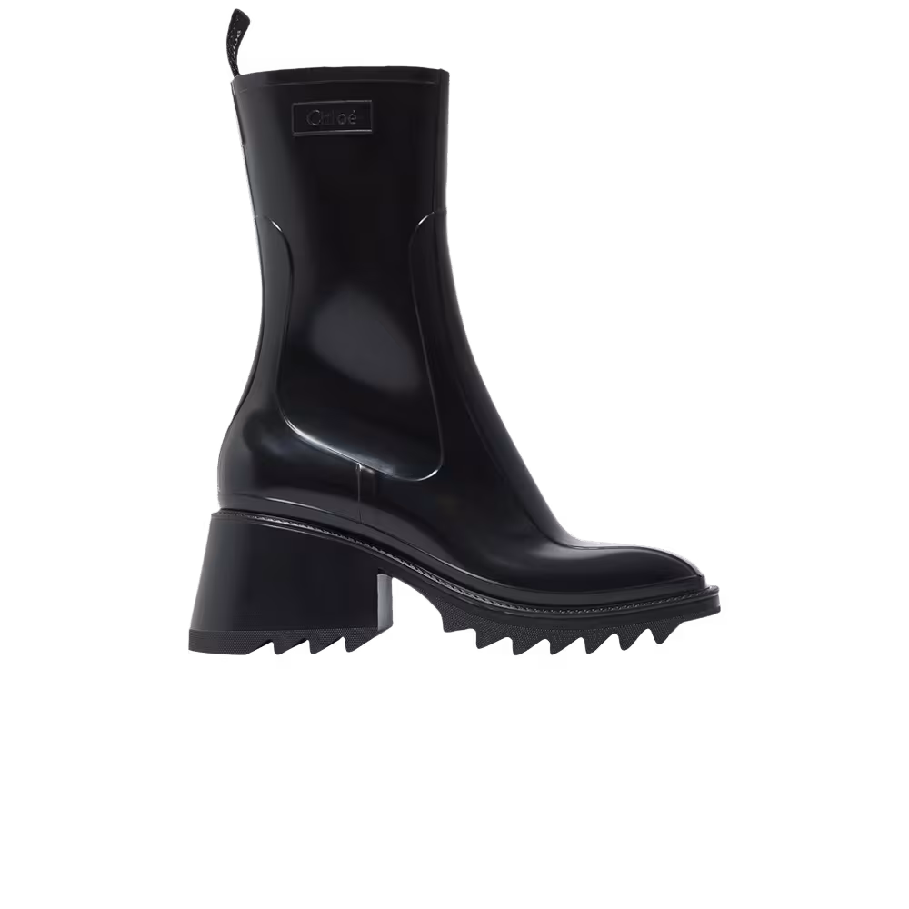 Chloé Women's PVC Betty Rain Boot Black