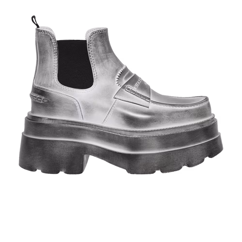 Alexander Wang Women's Carter Platform Ankle Boot Aged White