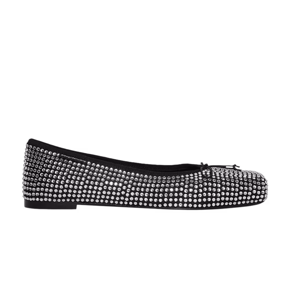 Alexander Wang Women's Billie Flat Black White