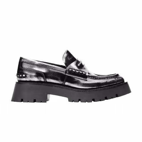 Alexander Wang Wmns Carter Lug Loafer 'Black'