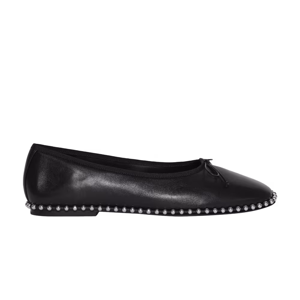 Alexander Wang Women's Lina Ballchain Flat Black