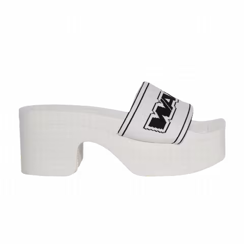 Alexander Wang Wmns Webbing Platform Slide 'White'