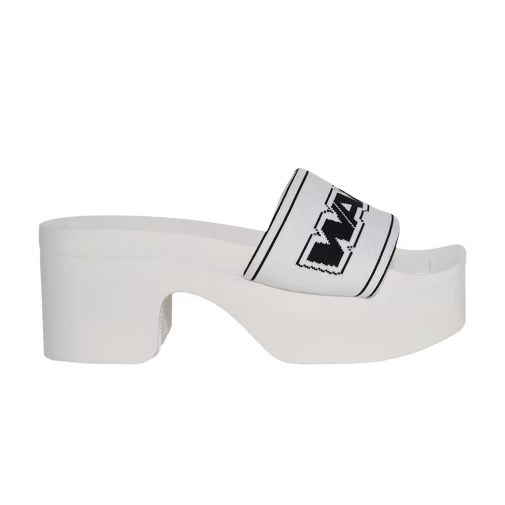 Alexander Wang Women's Webbing Platform Slide White