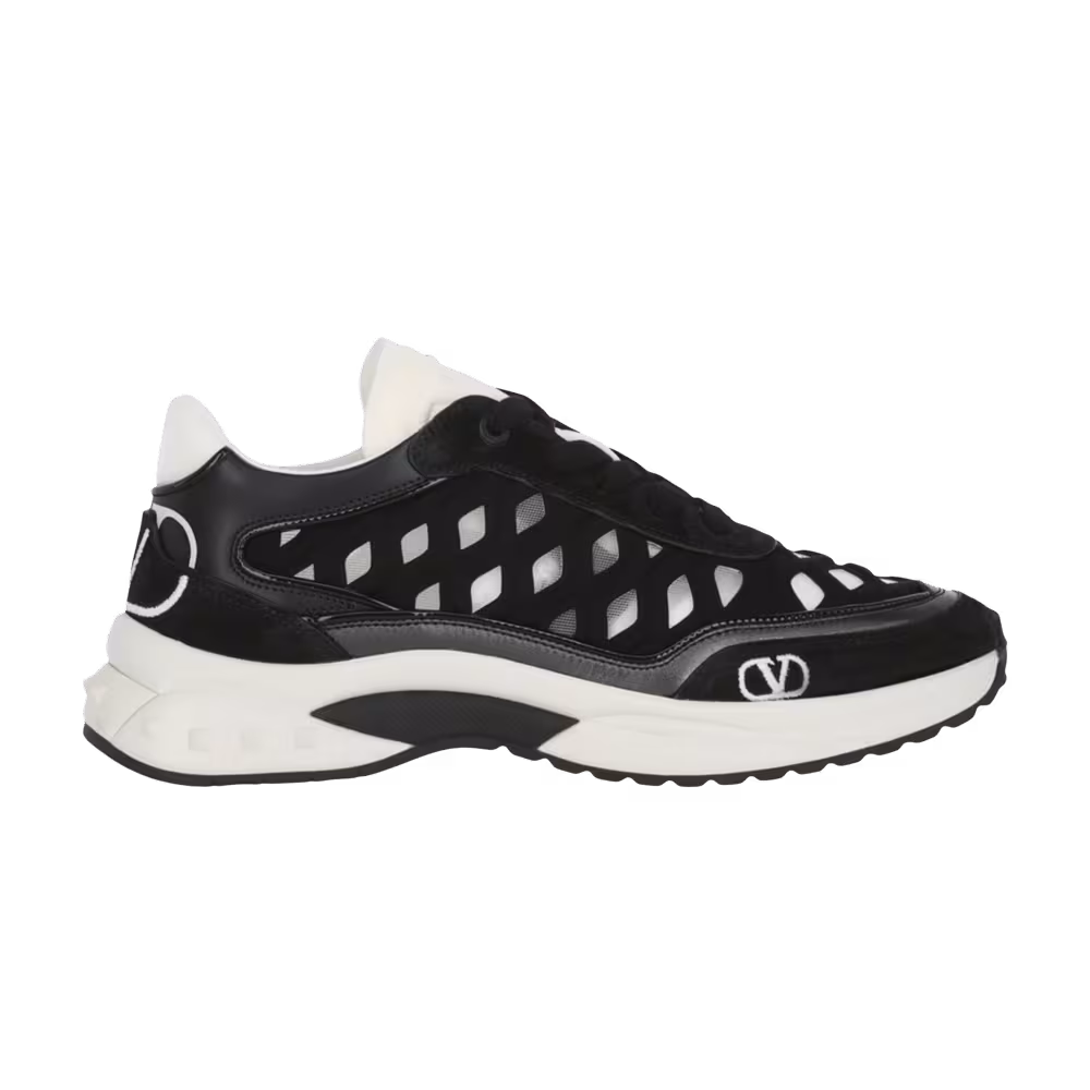 Valentino Garavani Women's Ready Go Runner Low-Top Sneaker Black