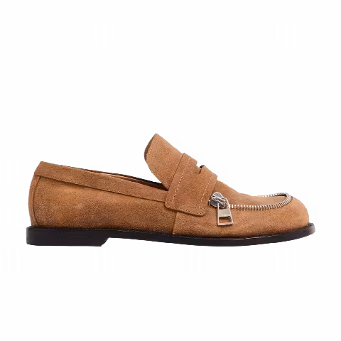 JW Anderson Biker Moccasin Loafer 'Rust'