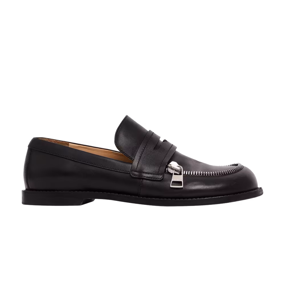 JW Anderson Biker Moccasin Loafer Black