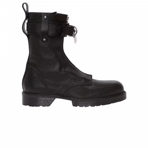 JW Anderson Padlock Combat Boot 'Black'