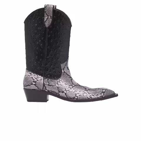 Martine Rose Cowboy Boot 'Grey'