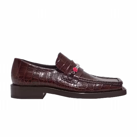 Martine Rose Beaded Square Toe Loafer 'Brown'