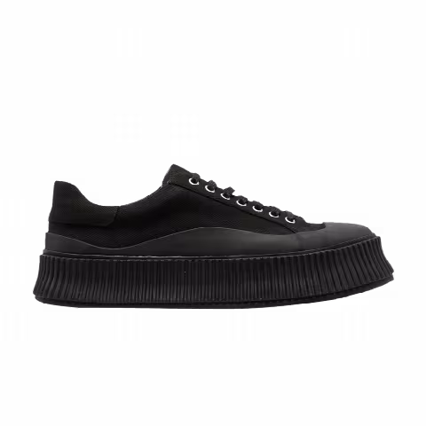 Jil Sander Vulcanized Rubber Sole Sneaker 'Black'