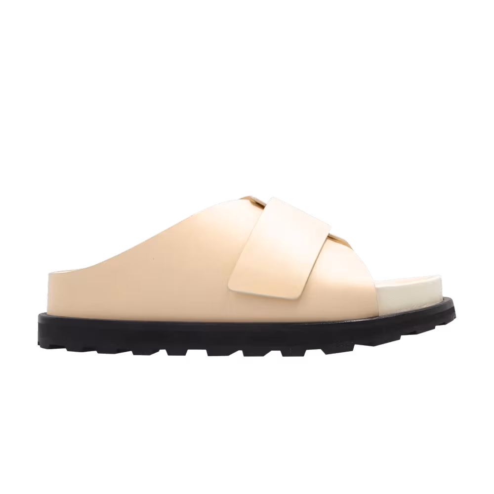 Jil Sander Plus Velcro Sandal Beige