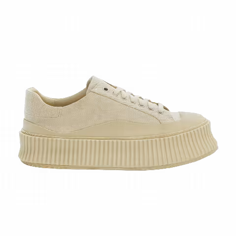 Jil Sander Wmns Vulcanized Rubber Sole Sneaker 'Butter'