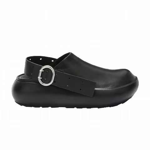 Jil Sander Wmns Ankle Strap Clogs 'Black'