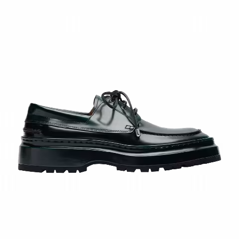 Jacquemus Pavane Boats 'Dark Green'
