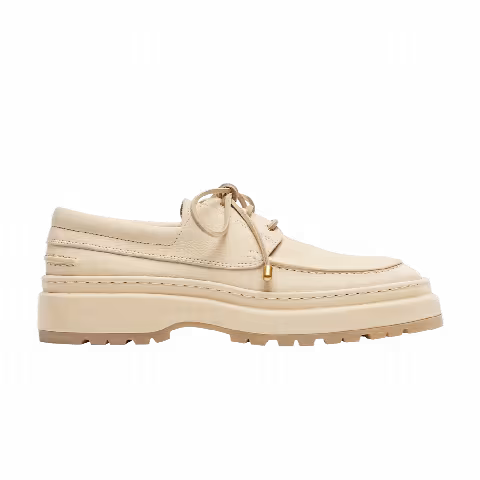 Jacquemus Les Bateau Pavane Double Boat 'Pale Yellow'
