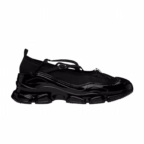 Simone Rocha Classic Criss Cross Tracker Ballerina 'Black'