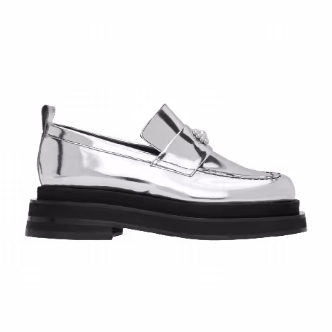 Simone Rocha Heart Toe Platform Loafer 'Silver'
