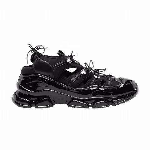 Simone Rocha Tracker Cut-Out Sneaker 'Crystal Pearls - Black'