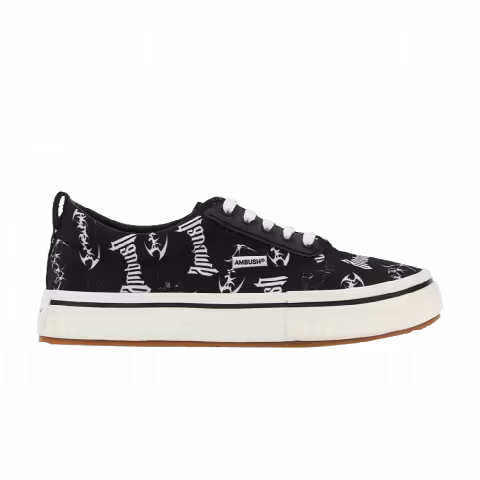 AMBUSH Vulcanized Lace Up Canvas 'Allover Print - Black'