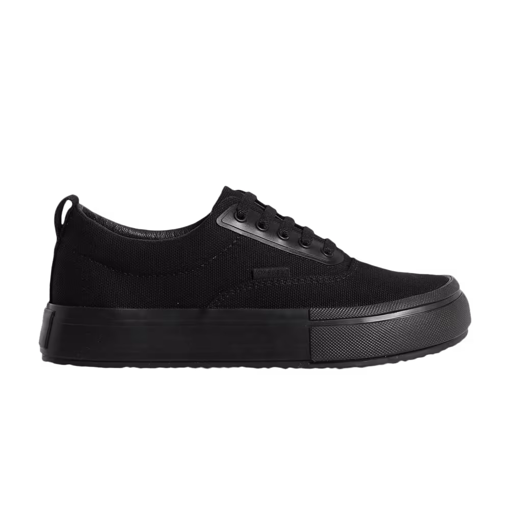 AMBUSH Vulcanized Lace Up Canvas Triple Black