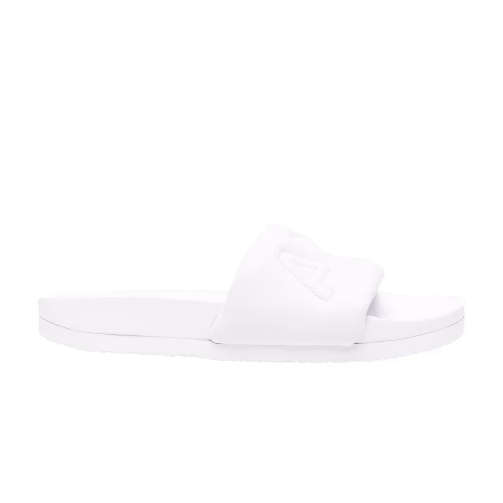 AMBUSH Quilted Slider White