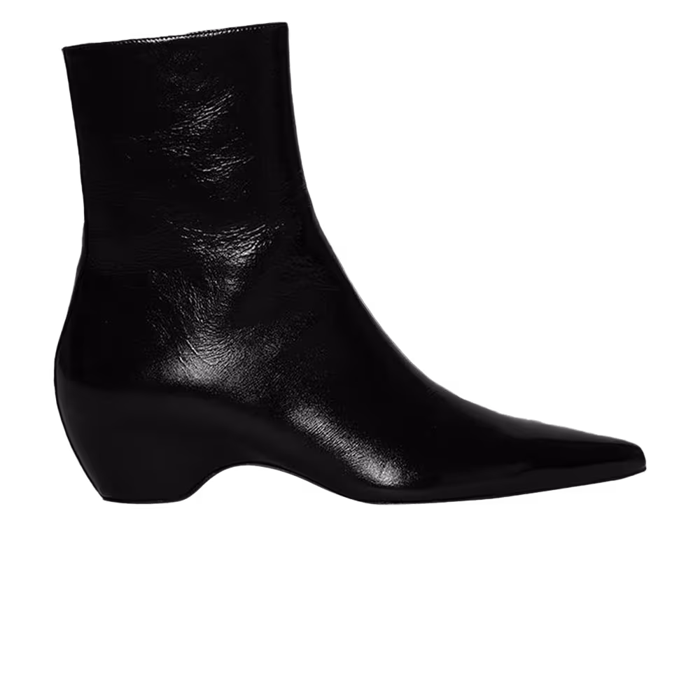 Khaite Women's Sybil Ankle Boot Black Glaze