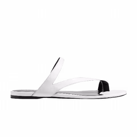 Khaite Wmns Aimee Flat Sandal 'Optic White'
