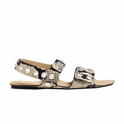 Khaite Wmns Boden Sandal 'Natural Python Studs'